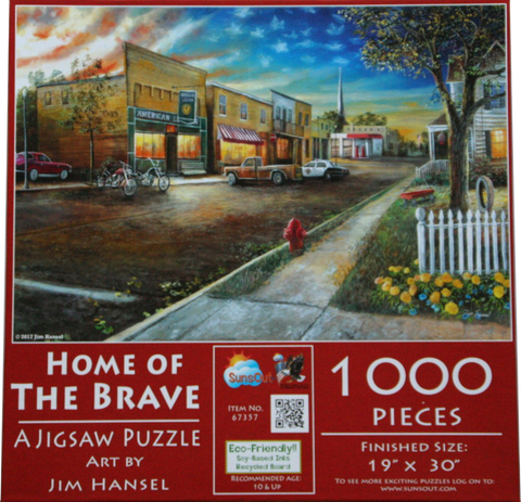 Home Of The Brave 1000 Piece Puzzle
