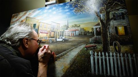Painting with a Vision Impairment
