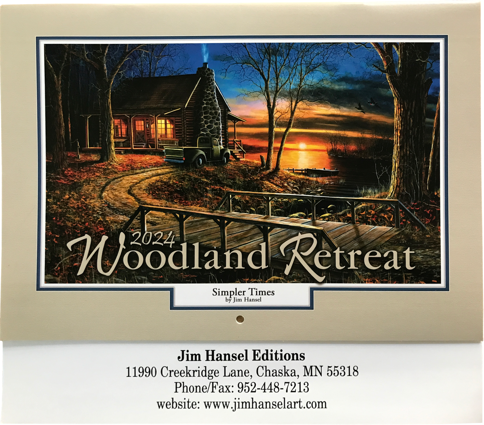 2024 Woodland Retreat Calendar