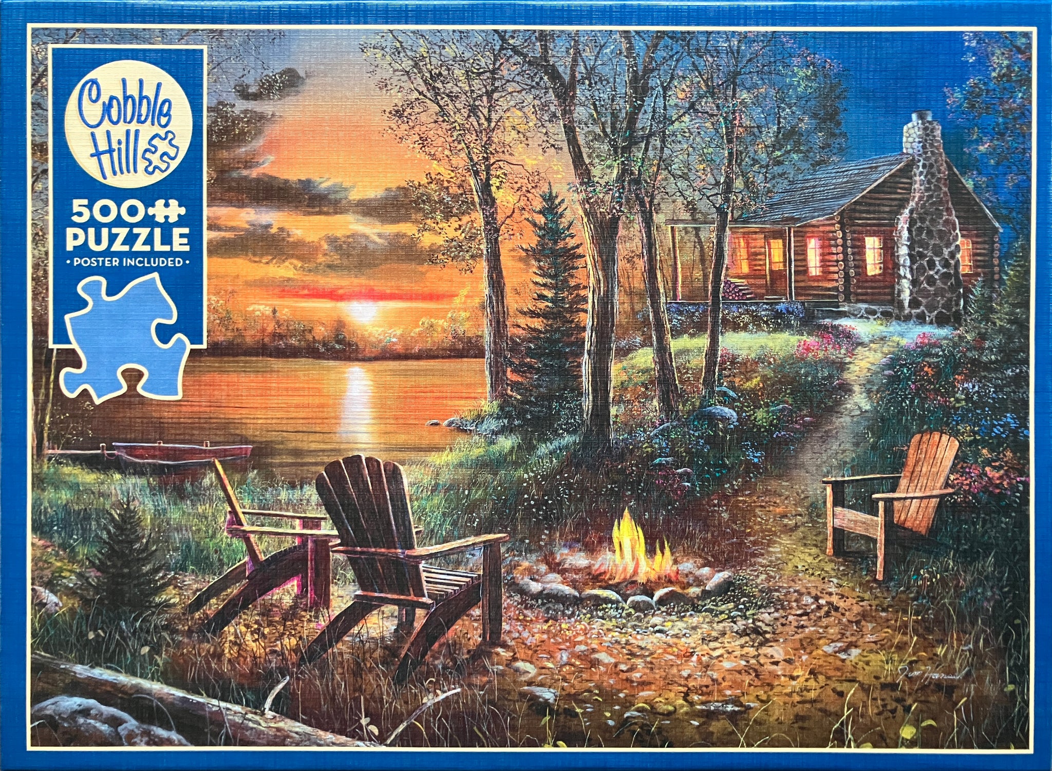 Fireside 500 Piece Puzzle