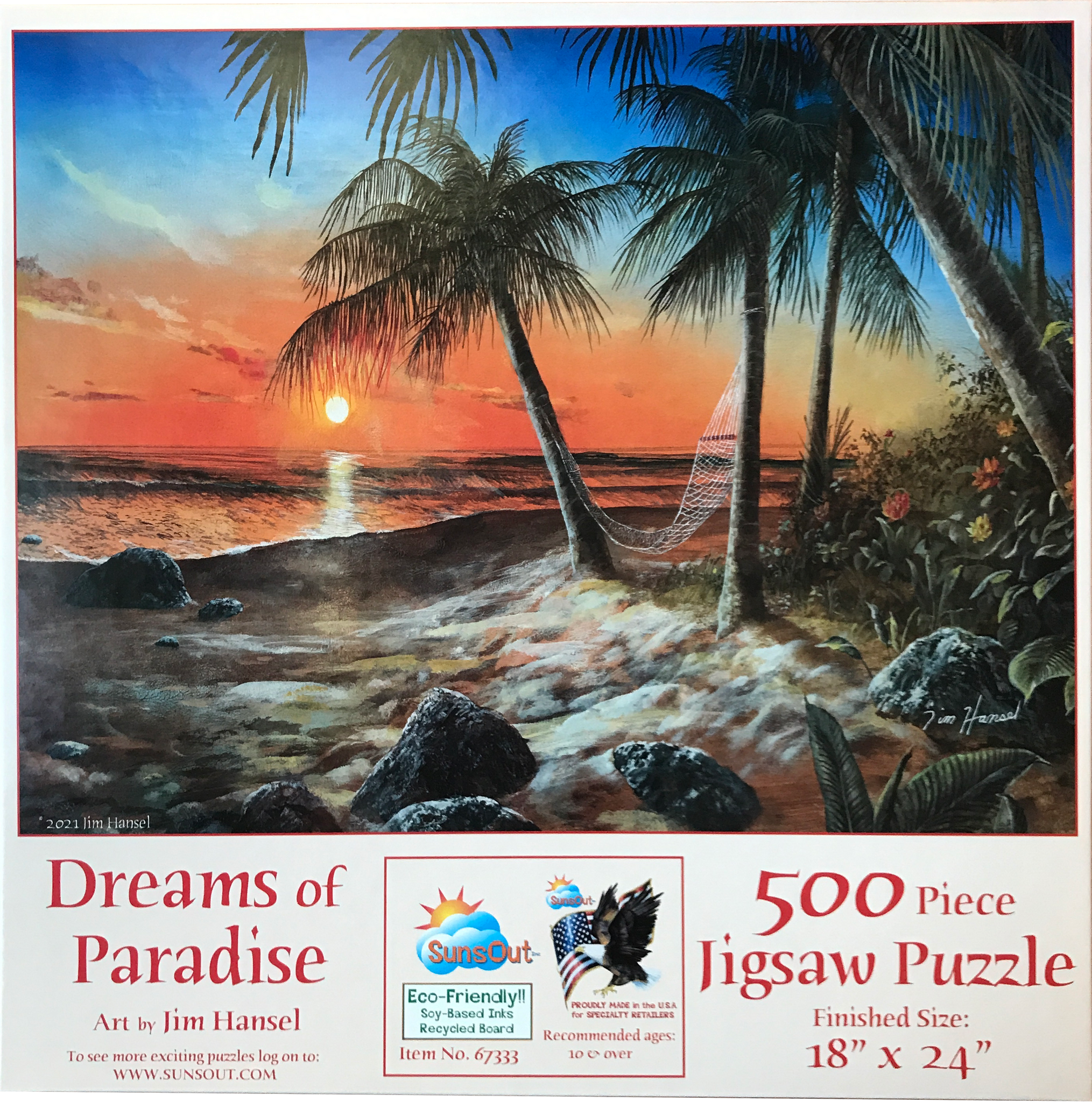 Dreams Of Paradise 500 Piece Puzzle
