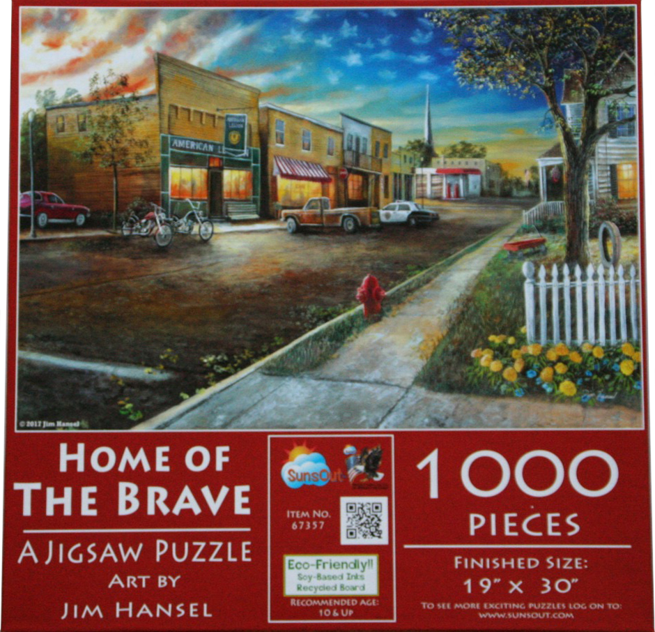 Home Of The Brave 1000 Piece Puzzle