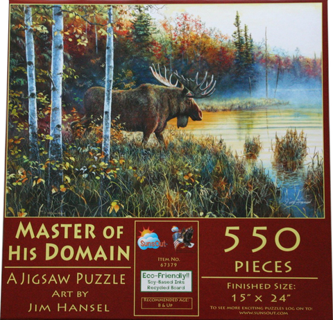 Master Of His Domain 550 Piece Puzzle