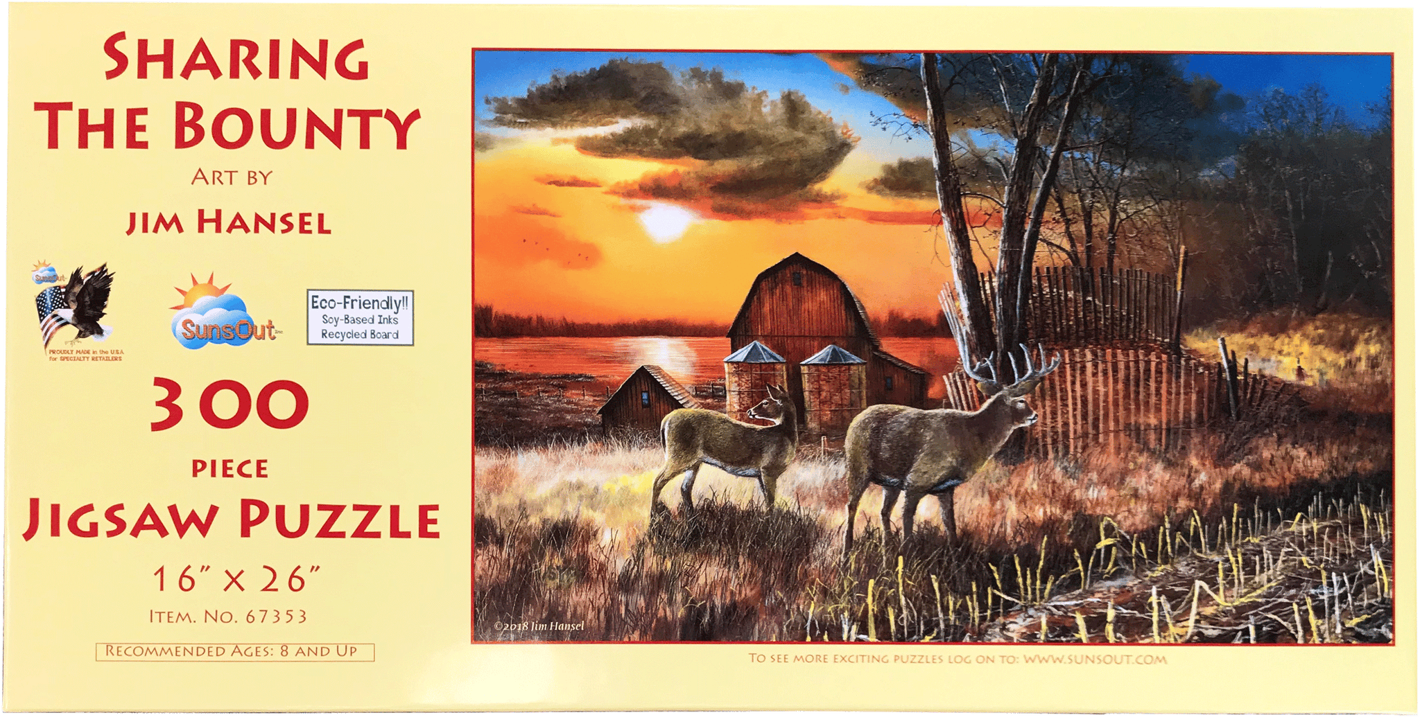 Sharing The Bounty II 300 Piece Puzzle